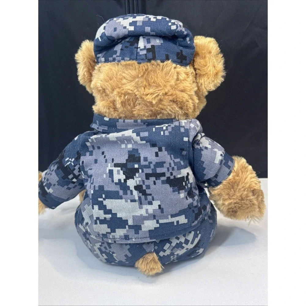 Chelsea's U.S.  Navy Teddy Bear Stuffed Animal Outfit Blue Gray Uniform 11